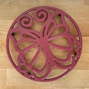 Pioneer Woman Purple Butterfly Trivet